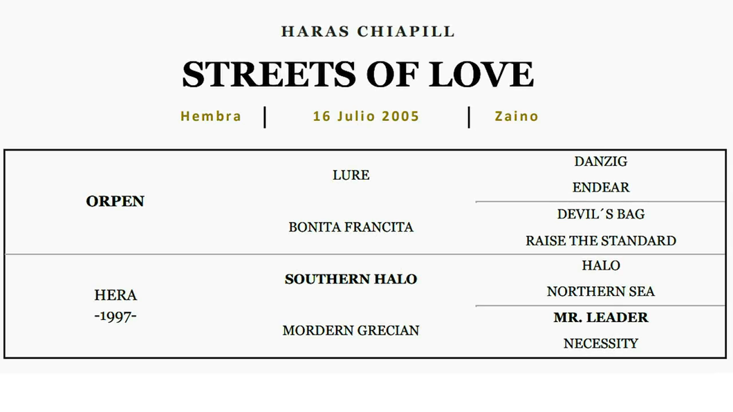 Lote STREETS OF LOVE (ORPEN - HERA)