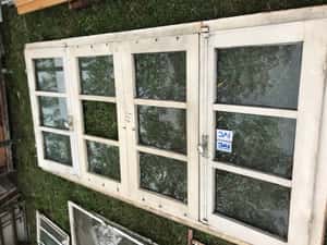 Lote VENTANA DE MADERA 1,25X 2,50