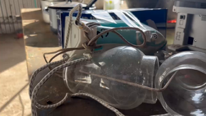 Lote plancha a vapor y tubos de lámpara