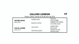  CALLING LONDON (SIXTIES SONG -  CALVA LOUISE por  GALICADO)