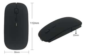  MOUSE INALAMBRICO BLUETOOTH Y USB RECARGABLE COLOR: gris, blanco, negro