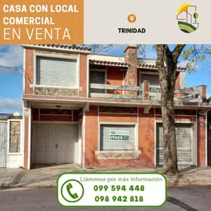 Casa con local comercial 