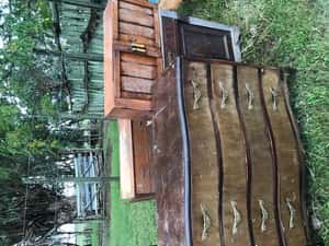 Lote 2 COMODAS DE MADERA-REPISA-MUEBLE DE MADERA