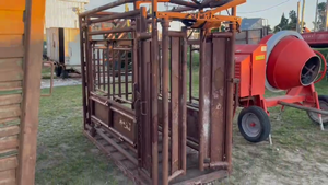 Lote CEPO CON CAJÓN PARA GANADO DE