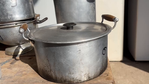 Lote olla de aluminio