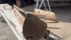 Lote palas, picos y asada