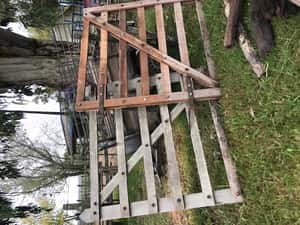 Lote 2 PORTERAS CHICAS DE MADERA 1,30X1,40