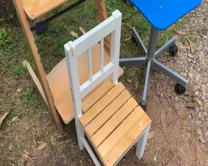 Lote REPISAMADERA-SILLA AZUL CON RUEDAS-SILLITA MADERA
