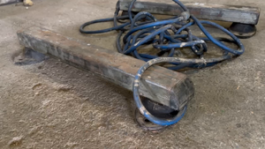 Lote barras para balanza de ganado