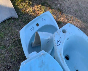 Lote JUEGO DE BAÑO VERDE
