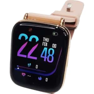  Reloj SMARTWATCH UM68 INTELIGENTE IP67 WATERPROOF solo COLOR ROSA 