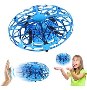  DRON UFO VOLADOR AUTÓNOMO Colores: azul, bronce, celeste, rojo, rosa