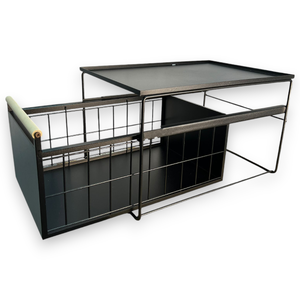  ESTANTE ORGANIZADOR DE ALMACENAMIENTO MANGO MADERA Color: marfil, negro, blanco