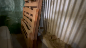 Lote cama de madera 