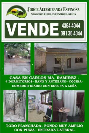Casa en Carlos Ma Ramirez