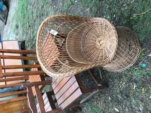 Lote 4 SILLAS DE MADERA-SILLON DE CARDO