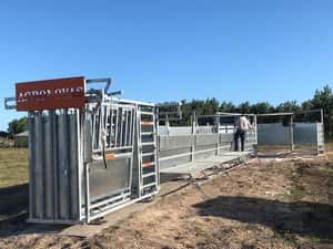  Brete inmovilizador con casilla veterinario