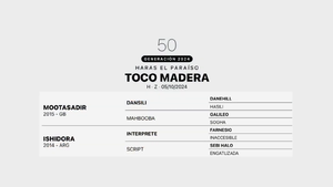  TOCO MADERA