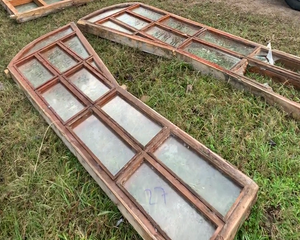 Lote 2 VENTANAS DE MADERA(2.20 X 0.50 C/U)