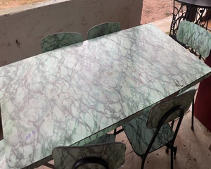 Lote MESA DE CARMICA C/6 SILLAS