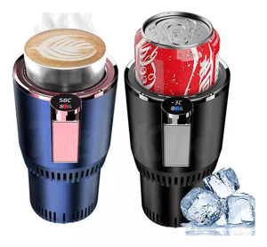  VASO TERMICO PARA AUTO TACTIL CON INDICADOR TEMPERATURA LCD (azul, negro, violetas)