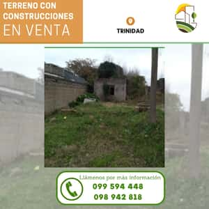 Terreno con construcciones 