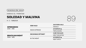  SOLEDAD Y MALVINA