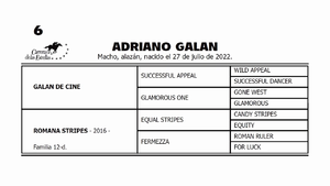  ADRIANO GALAN (GALAN DE CINE -  ROMANA STRIPES por  EQUAL STRIPES)