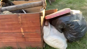 Lote CAJON MADERA CON VARIOS Y CEPO MADERA 