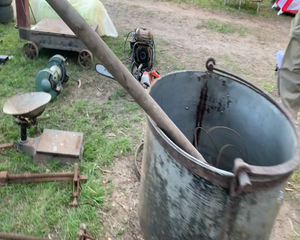 Lote TARRO ACERO INOX PARA DULCE CON ESTREBE A GAS