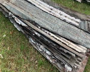 Lote CHAPAS ZINC (APROX 14) 3.80 DE LARGO