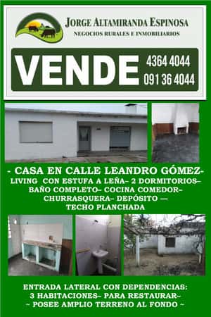 Casa en calle Leandro Gómez