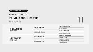  EL JUEGO LIMPIO