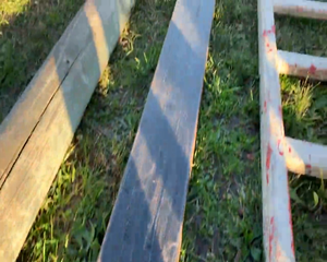 Lote COLUMNA DE MADERA-TIRANTE DE HIERRO(7MTS)