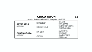  CINCO TAPON (SIXTIES SONG -  CIENCIA OCULTA por MR.LIGHT)