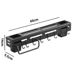  ORGANIZADOR ESTANTE CON GANCHOS 60CM