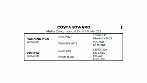  COSTA EDWARD (WINNING PRIZE -  CONSTA por  GALICADO)