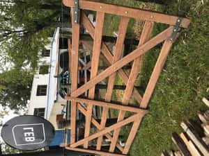 Lote PORTERA GRANDE DE MADERA 1,40X3