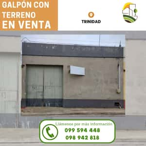 Galpón con terreno 