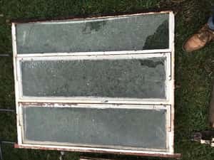 Lote VENTANA BANDEROLA DE HIERRO 1X1,10