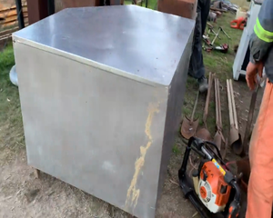 Lote MOSTRADOR ACERO INOX