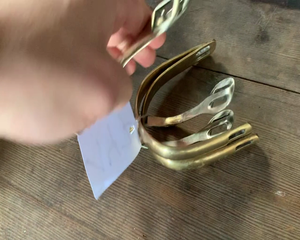 Lote 2 JUEGOS ESPUELAS DE BRONCE