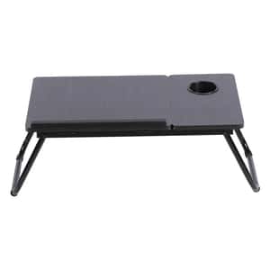  MESA PORTATIL PLEGABLE Y AJUSTABLE Color: blanco, beige 