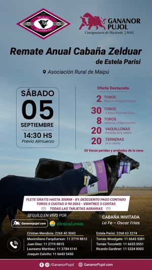 Remate anual Cabaña Zelduar