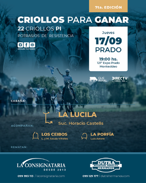  7º Edición - Criollos para ganar