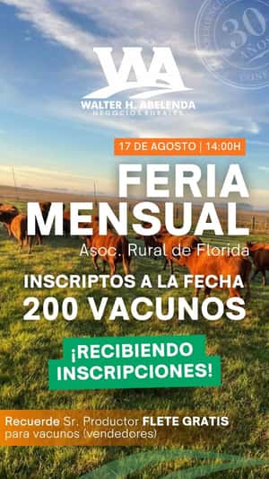 Feria mensual - Walter H Abelenda