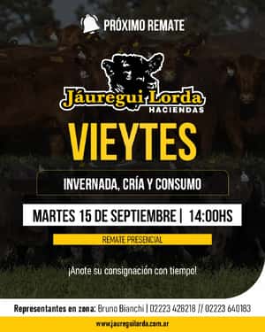 Remate invernada, cría y consumo
