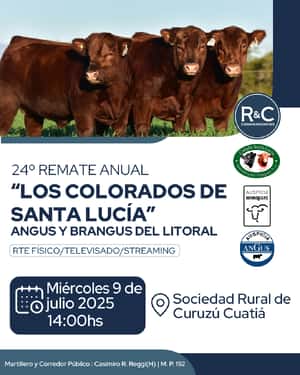 24° REMATE ANUAL LOS COLORADOS DE SANTA LUCÍA