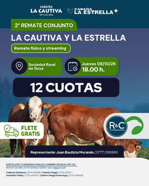 2° remate en conjunto, La cautiva y La estrella