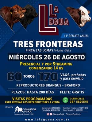 11° Remate Anual Tres Fronteras  La Legua